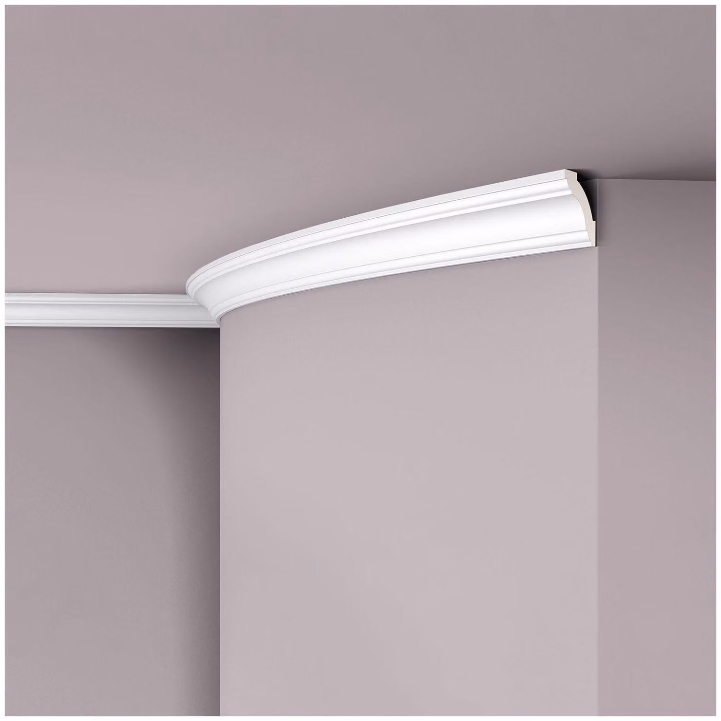 Cornice a soffitto NMC Z1240 Flex ARSTYL Noel Marquet Rivestimento decorativo flessibile Rivestimento decorativo classico colore bianco 2 m