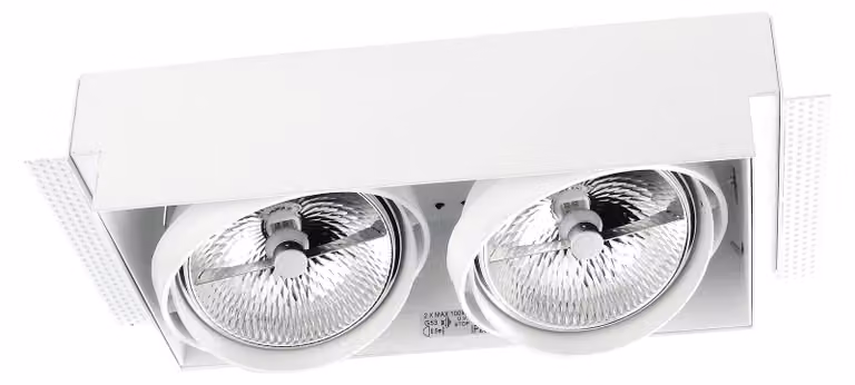 Downlight Multidir Double LED 299 mm senza cornice 100 W 39,9° bianco IP23 978 lm
