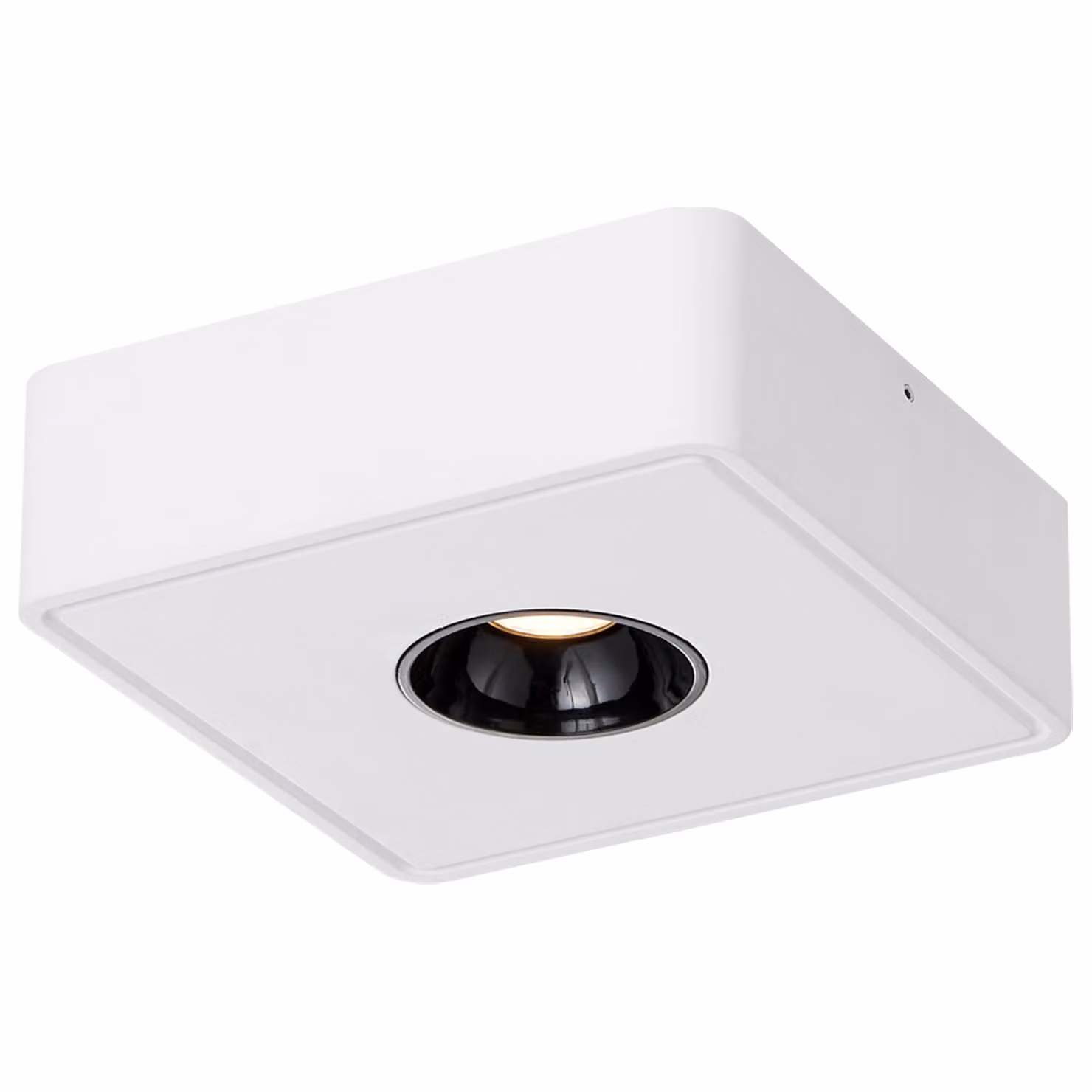 ZMH LED plafoniera bianco faretto da soffitto a superficie con 1 fiamma faretto da soffitto bianco caldo faretto angolare 7W per cucina soggiorno sala da pranzo corridoio corridoio