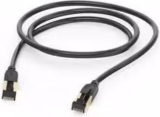Cavo di rete Ethernet/LAN Hama S/FTP Patch Cable Nero, Lunghezza: 1,5 m