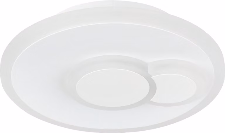 Plafoniera Moderna Cadegal Acciaio Bianco Luce Led Integrato 7,8W Ip20