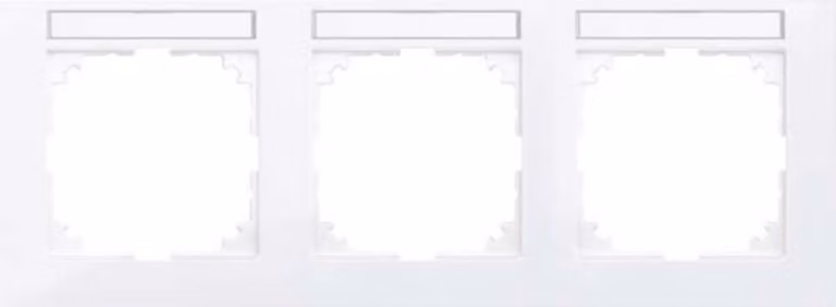 MERTEN MEG4031-3625 Telaio a 3 ingressi M-Pure bianco attivo