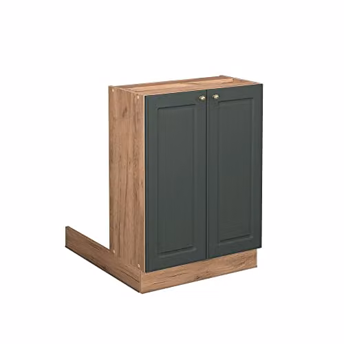 Vicco Isola cucina Fame-Line, Verde-oro country, 60 cm