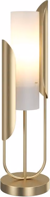 Lampada da tavolo oro, paralume vetro Cipresso Maytoni Z014TL-01G
