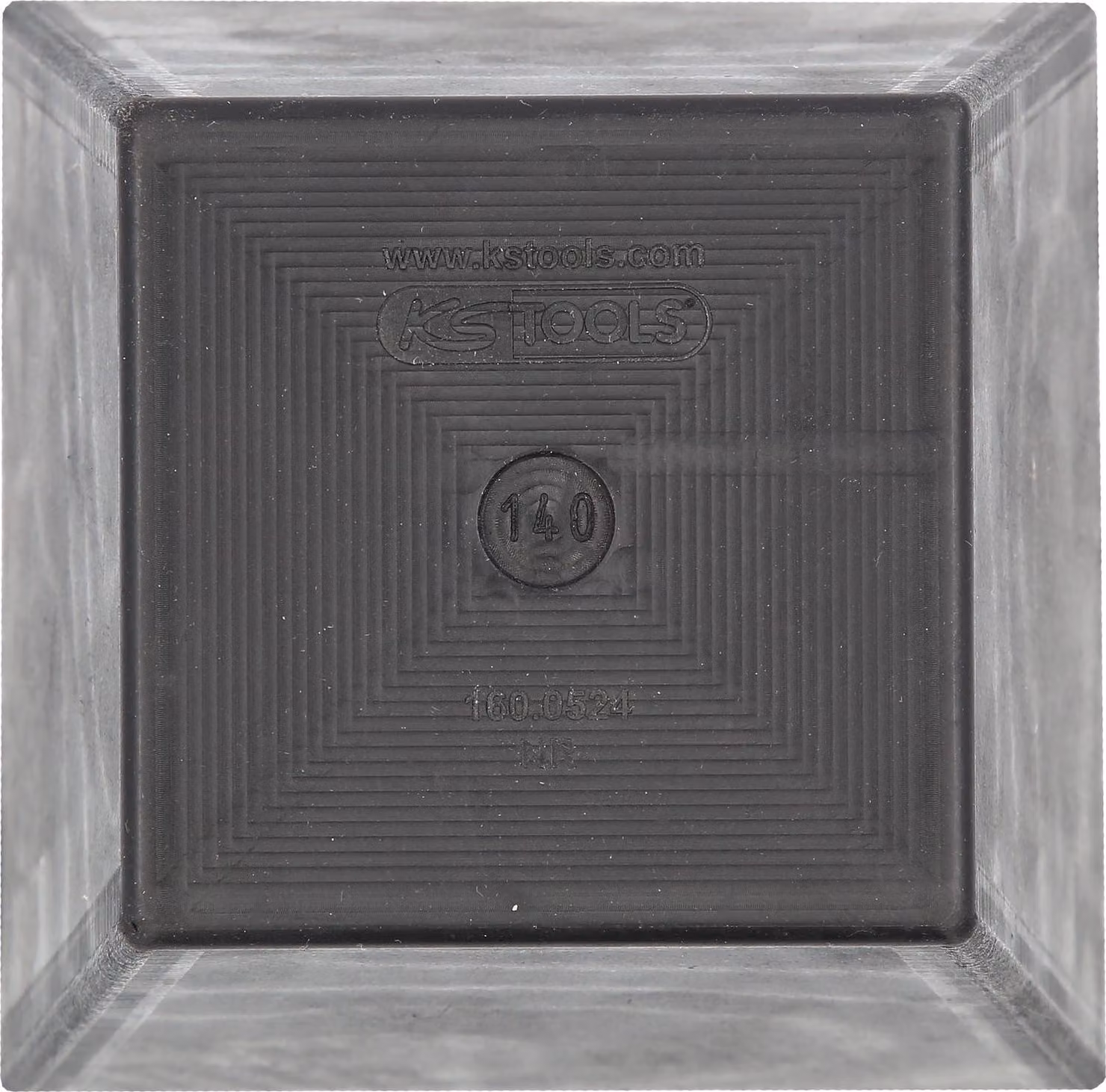 Piastra in gomma 22 per piattaforme di sollevamento, 150 x 150 x 140 mm