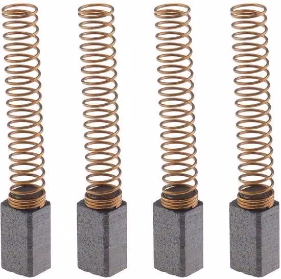Set di spazzole per smerigliatrice - 2 pezzi - - Dimensioni: 4,9 x 5,5 x 9,5 mm - Adatte per utensili multifunzione D-Remel - Ideali per lavori di riparazione