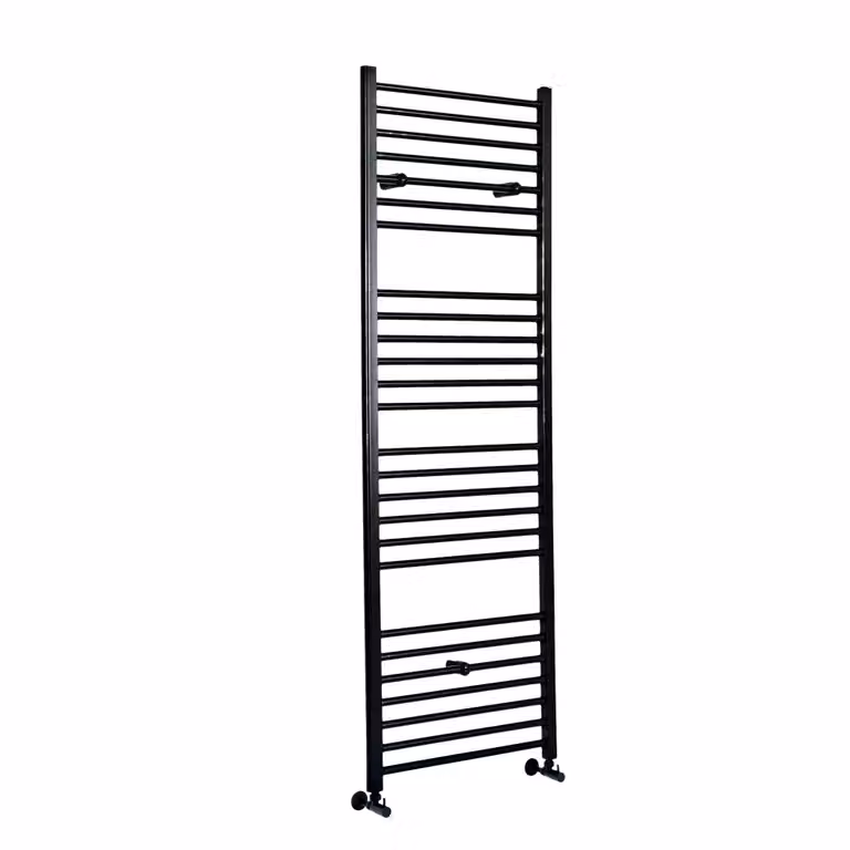 Scaldasalviette Piatto Nero - Termoarredo Bagno - 820W - 1800 x 600mm - Nox