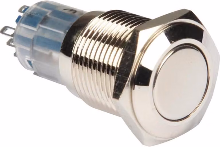 Interruttore rotondo in metallo Dpdt 2No 2Nc