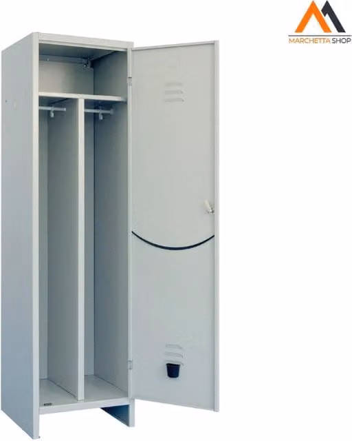 Armadietto Sporco Pulito Pratiko Prometal Grigio L/P/H: 50 x 50 x 179,5 cm