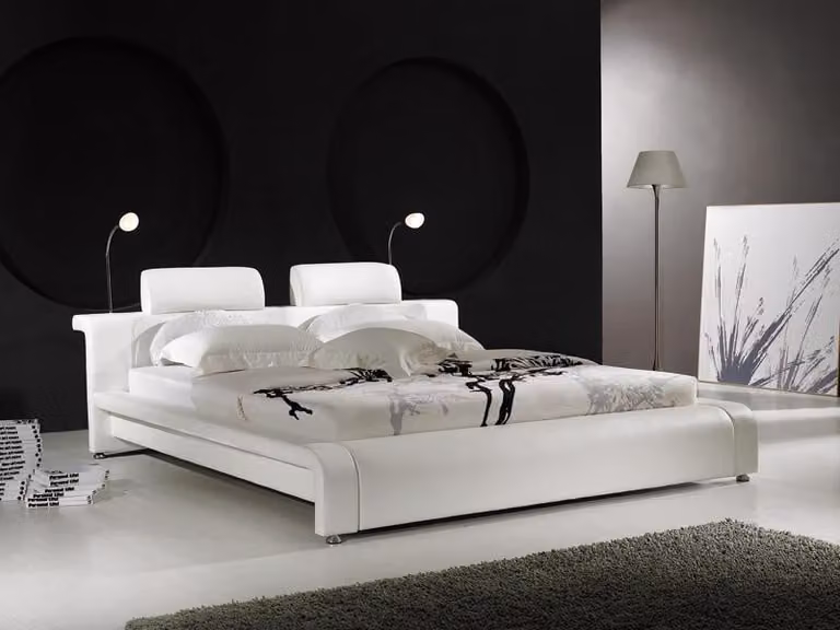 Holzbett Echtes Holz Bett Betten Schlafzimmer Hotel 180x200 Stil Massive Möbel