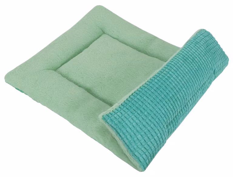 Cuccia per cani, 90x70 cm, color verde acqua, morbida, lavabile, reversibile, adatta ai cani