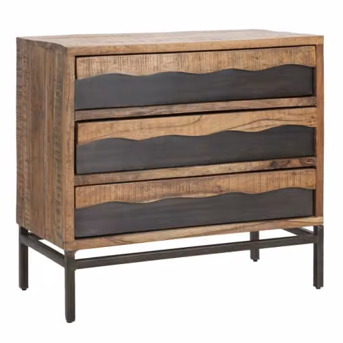 Comò in legno massello YELLOWSTONE cm 88X45X80 Mauro Ferretti