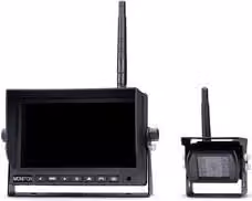 Kit Dash Cam e Monitor Midland Truck Guardian Pro Wireless Black C1512 con Wi-Fi