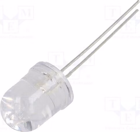 2 LED, 2200÷2900 mcd, angolo di emissione 30°, rotazione, 10 mm, LL-1003VC2D-V1-2BD, diodi LED a foro passante, 10 mm