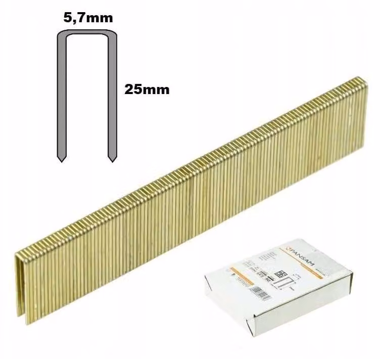 Graffette tipo 90, 25 mm, 2500 pezzi