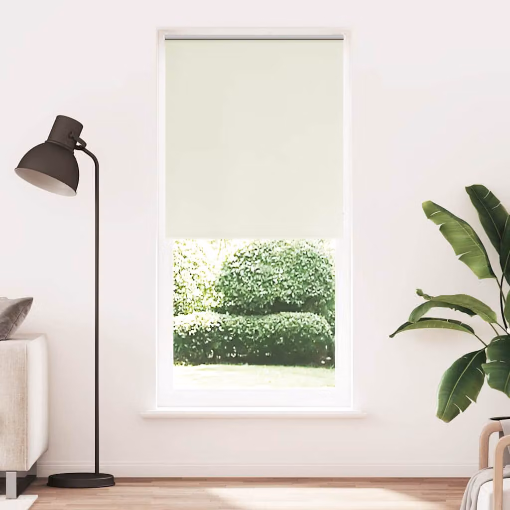 Tenda a rullo oscurante vidaXL in poliestere, colore bianco, L: 100 cm, H: 230 cm