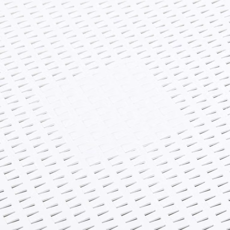 vidaXL Tavolino bianco 54×54×36,5 cm plastica