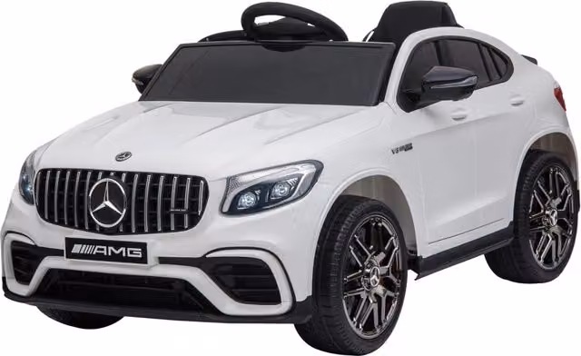 Macchina Elettrica per Bambini 12V con Licenza Mercedes GLA 45 AMG Bianca