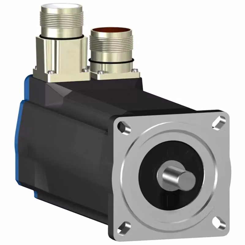 Servomotore Schneider Electric, Lexium BSH, 70 mm, 1,4 Nm, chiavetta, IP54, monogiro 128 P/U, 2xM23 diritto BSH0701P11A1A