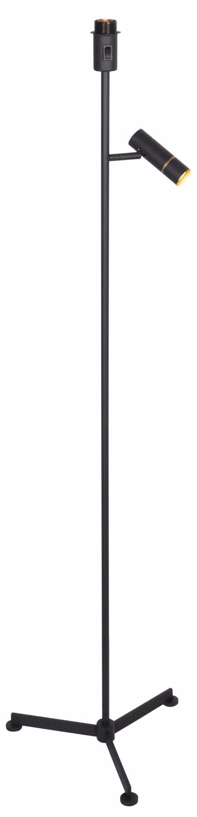 Lampada da terra - nero - Stang - metallo - Ø 40cm - LED_E27 - 4741ZW - Steinhauer