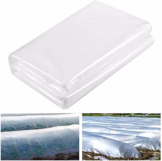 Pellicola protettiva in plastica, dimensioni 2 metri x 10 metri, resistente ai raggi UV e impermeabile, ideale per giardini e mobili