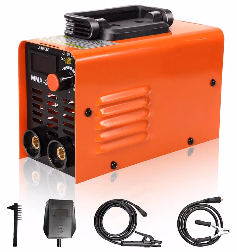 Saldatrice MMA portatile - Set MMA-250 B - Inverter da 250A - 220V - Saldatrice ad elettrodo compatta - Ideale per la riparazione auto e il fai-da-te