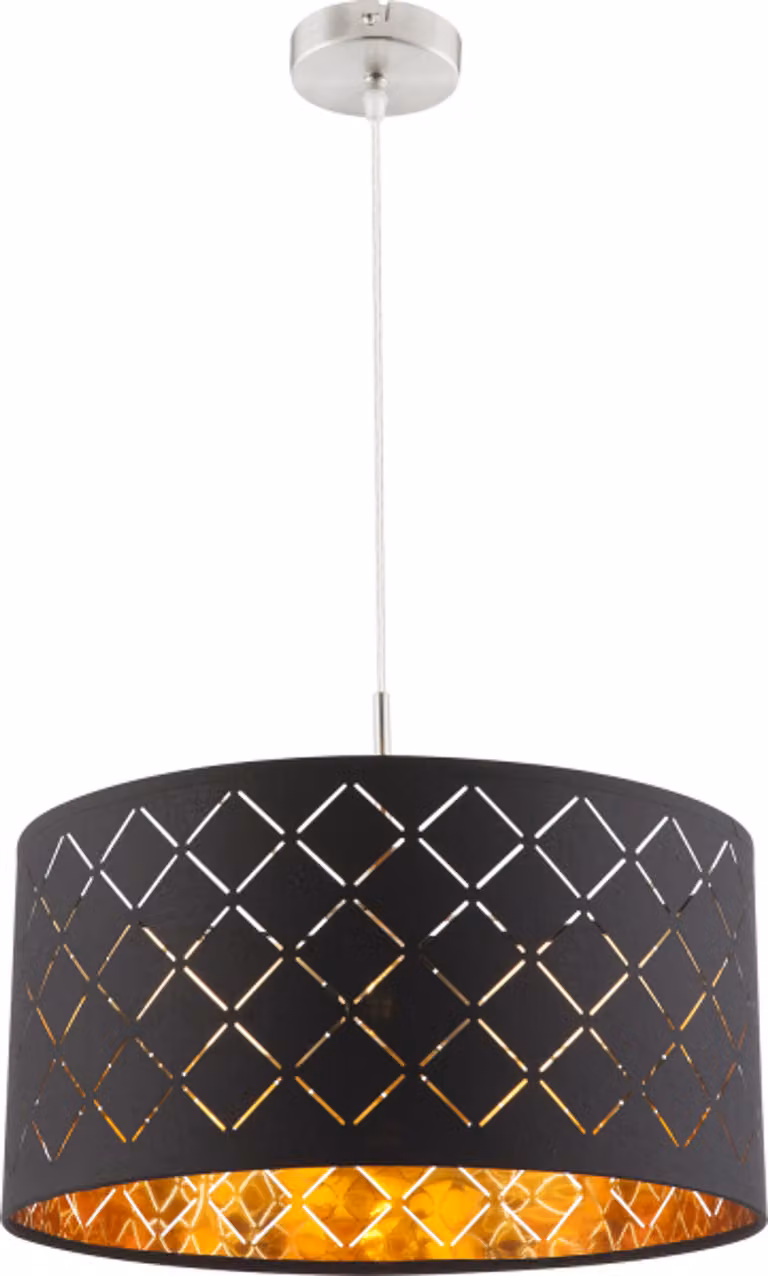 Globo Lighting lampada a sospensione in metallo nichel opaco, 1x E27