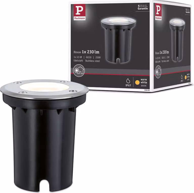 Lampada da incasso a pavimento Paulmann LED