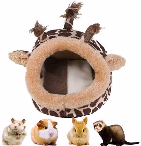 Piccola cuccia, cuccia calda per piccoli animali, lettiera per conigli, casetta per uccelli, lettiera per conigli, criceti, uccelli.