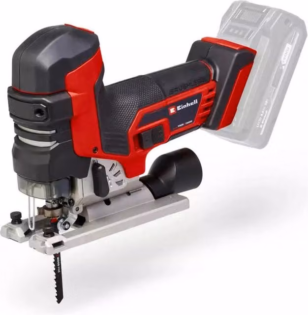 Einhell Seghetto Alternativo a Batteria TP-JST 18-135 Li BL Solo Rosso e Nero, Motore Brushless, 18V, 3500 spm, Taglio Legno 135 mm