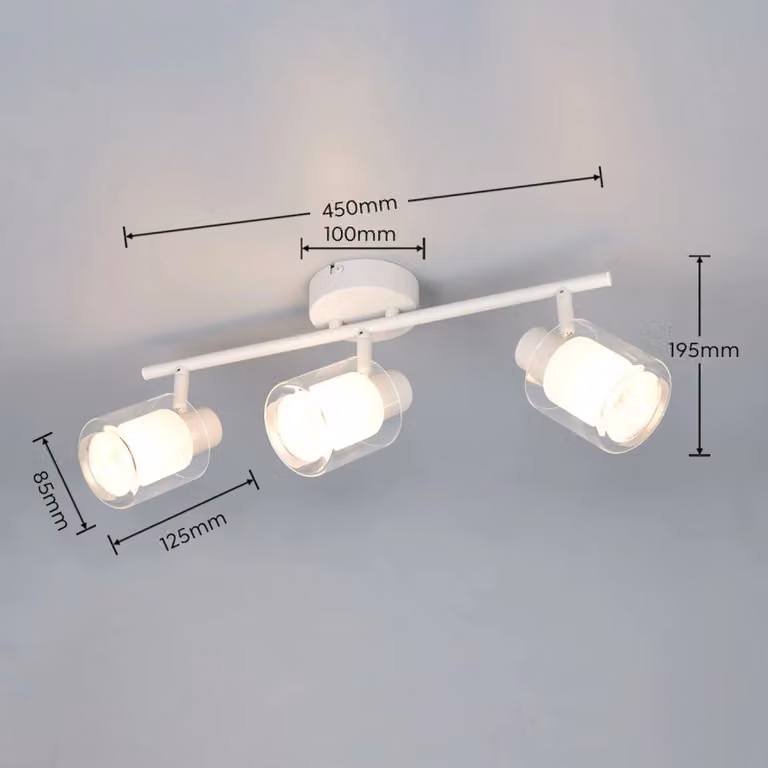 Reality Leuchten Plafoniera soffitto Neralo, dimmerabile, Alluminio / Grigio / Zincato, Soggiorno / Sala da pranzo, Metallo, Plafoniera