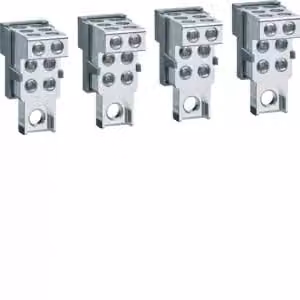 Terminali Hager P250 con montaggio superficiale Cu/Al 4P 6x 6-35mm² HYT066H