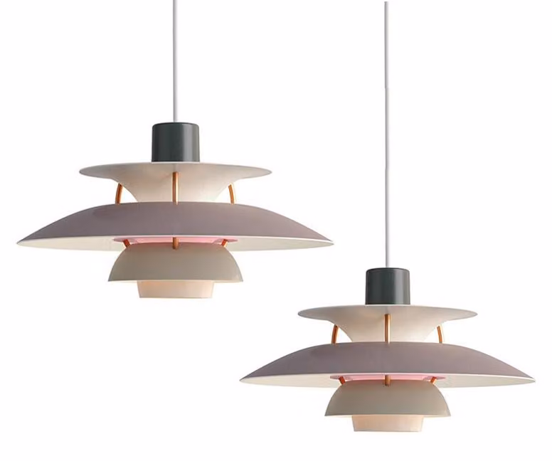 Set di 2 lampade a sospensione in stile nordico, design moderno a LED, lampada per sala da pranzo, realizzata in alluminio, con altezza regolabile, ideale anche per il soggiorno, diametro 30 cm