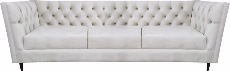 Leder Sofa Dreisitze Couch Wohnzimmer Polstermöbel Sitz Möbel Chesterfield