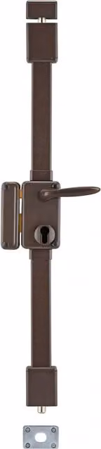 Cassa serratura BELUGA CP THIRARD marrone con quadro maniglia 75 x 130 mm, sinistra