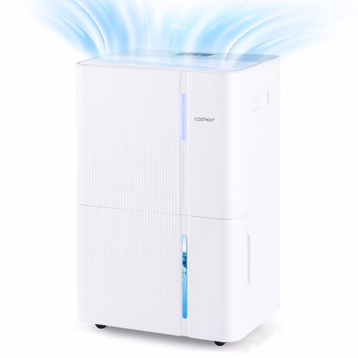 Deumidificatore Costway da 40 L/giorno con 3 modalità, modello a risparmio energetico in plastica, colore bianco