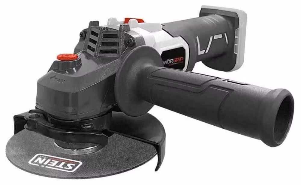 Worgrip 20 V 115 mm Smerigliatrice angolare al litio Pro senza batteria, argento, taglia unica / Spina UE 220 V, argento, taglia unica