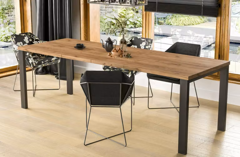 Tavolo pieghevole GARANT 130(220)x80 rovere oro artigianato