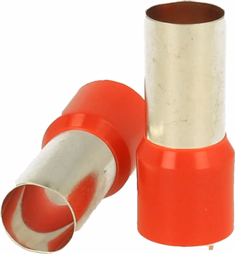 Capicorda isolati DIN 46228 parte 4, dimensione N, codifica colore DIN sezione 95 mm² rosso - 1 pezzo