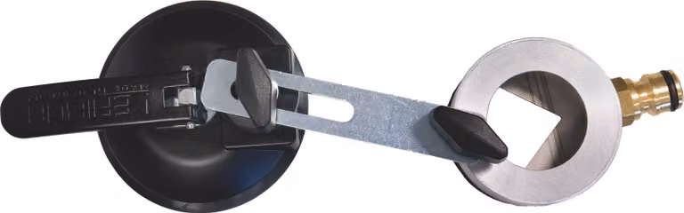 EIBENSTOCK Anbohrhilfe mit Bohrschablone