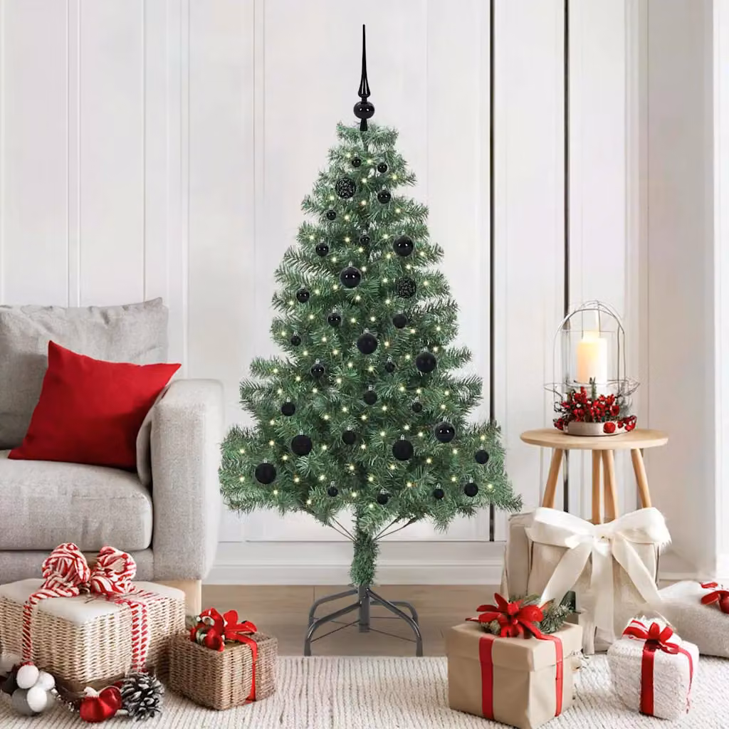 vidaXL Albero di Natale Verde 150 cm PVC