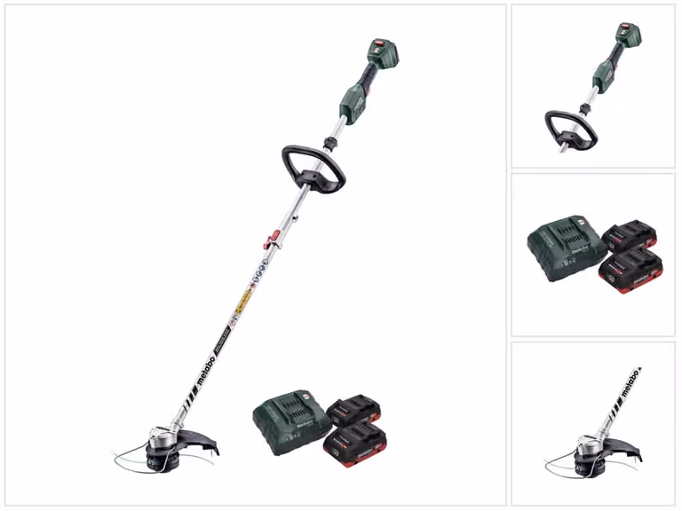 Tagliaerba a batteria Metabo RTD 18 LTX BL 30 18 V 30 cm senza spazzole + 2x batteria 4,0 Ah + caricatore