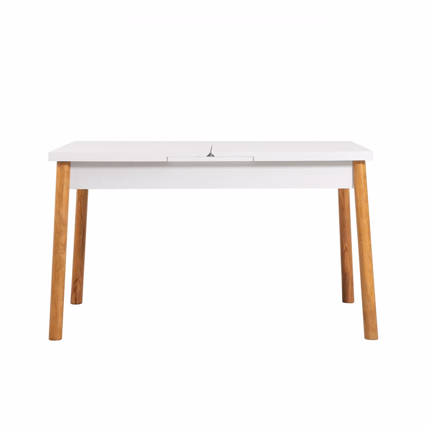 Skye Decor, Santiago Masa Atlantic White, tavolo da pranzo allungabile, pino atlantico, pannello di legno rivestito di melamina al 100 %, 120 x 75 x 75 cm