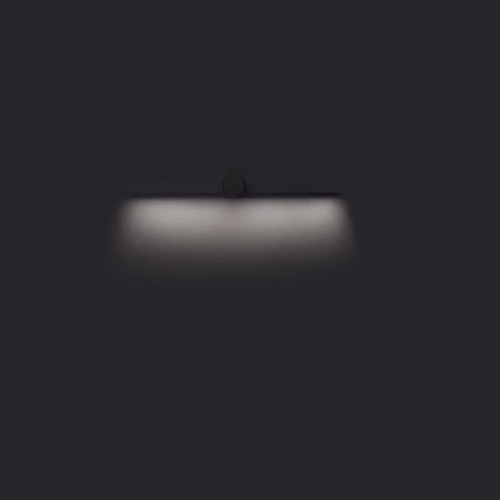 Applique da bagno con specchio LED Nowodvorski Lighting PIN nera L: 61 cm – 2