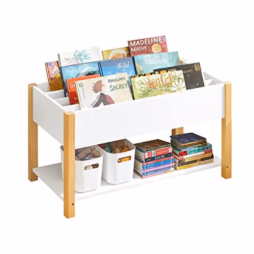 SoBuy Libreria Bambini 2 Ripiani Portata fino a 40kg 85x42x45cm