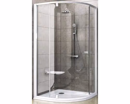 Cabina doccia RAVAK Pivot PSKK3-90 bianco/bianco+trasparente 37677101Z1