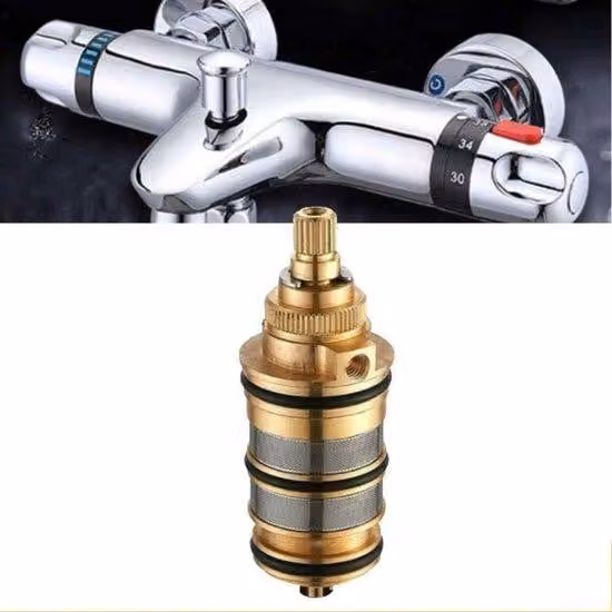 Termostato - Valvola - Set di riparazione in ottone per rubinetto della doccia.