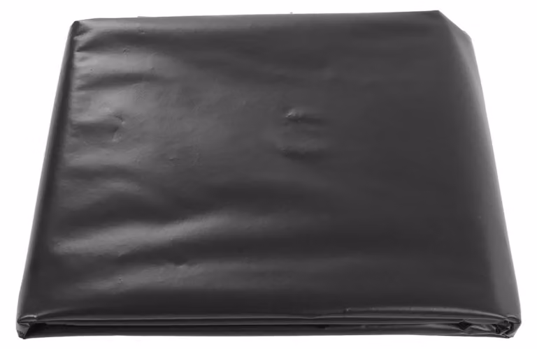 Pellicola in polietilene nero per stagni, adatta per fontane e cascate da giardino (2x5 metri)