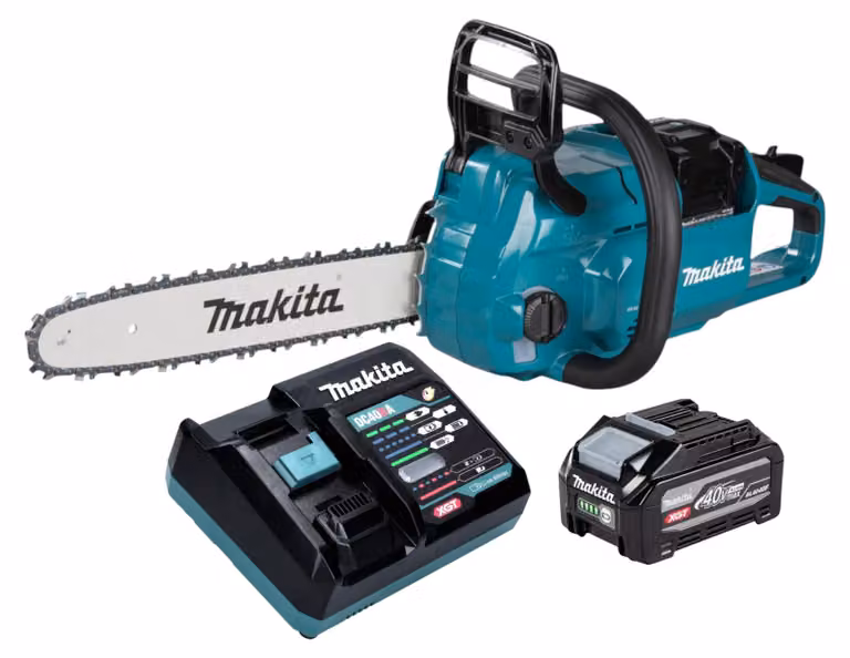Motosega a batteria Makita UC 025 GU101 40 V max. 35 cm Brushless + 1 batteria da 4,0 Ah + caricabatterie