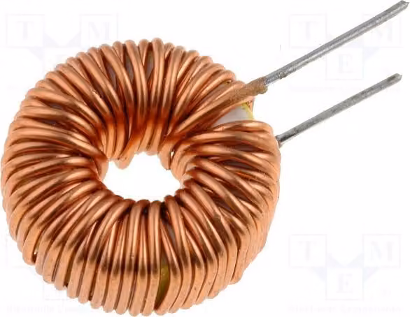 1x Induttore: filo 2A 120uH montaggio a foro passante 100mΩ DLV-121-M2.0, induttori ad anello